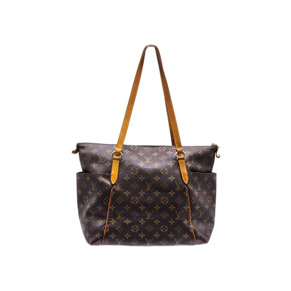 Louis Vuitton Totally MM LV Monogram Canvas Leather Tote Shoulder Bag - Picture 2 of 12